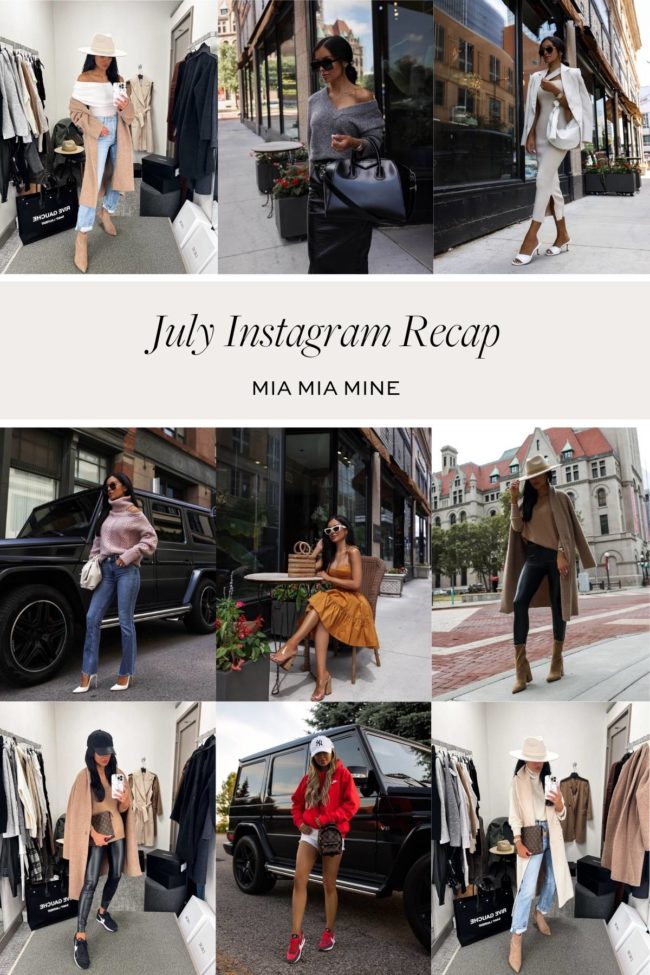 fashion blogger mia mia mine july instagram outfits
