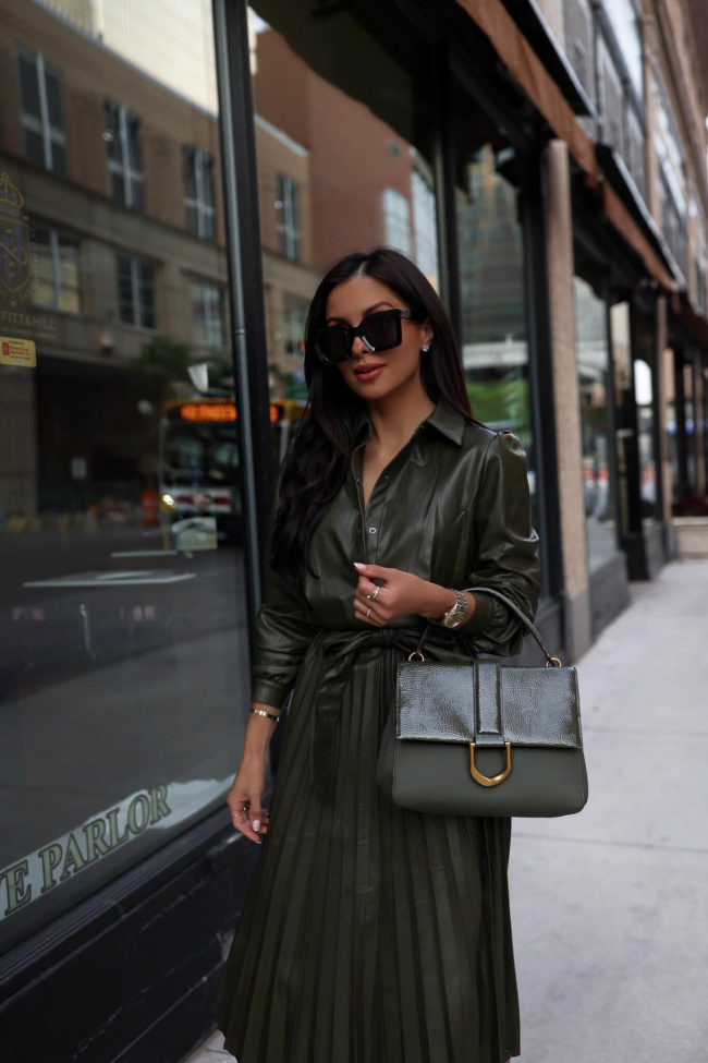 walmart olive green dress Daring Diva Women's Sleeveless Crewneck Tie Waist Pleated Flowy Midi Dress XL Olive Green
