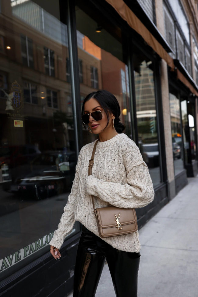 fashion blogger mia mia mine wearing a sweater from nordstrom