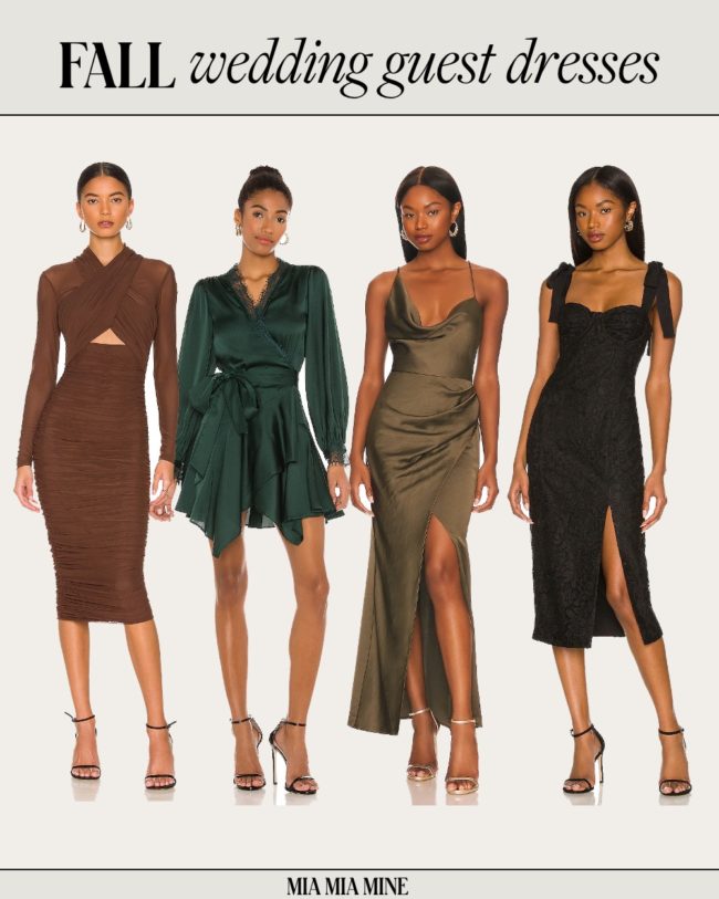 The Best Fall Wedding Guest Dresses That Are Currently In Stock Mia