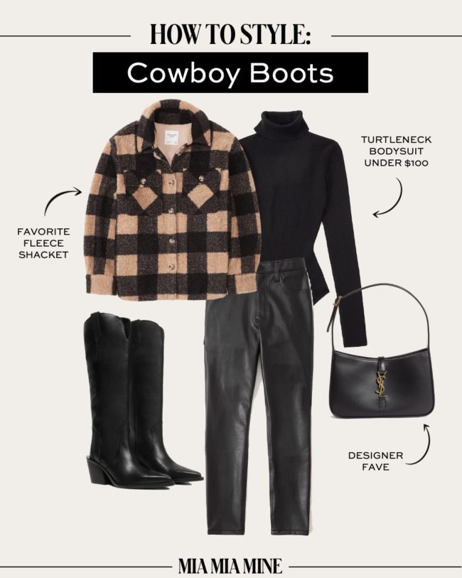 fashion blogger western boots outfit ideas
