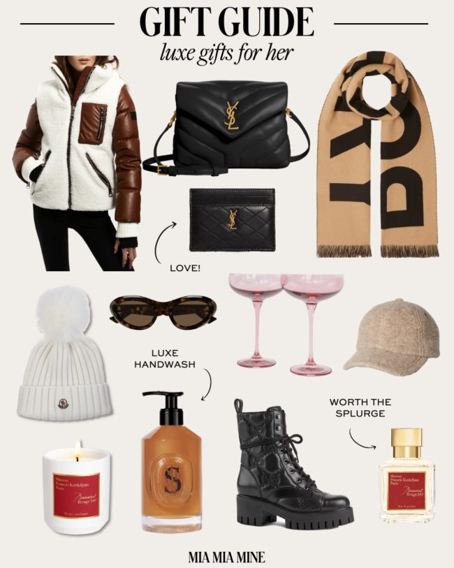luxe holiday gifts for her
