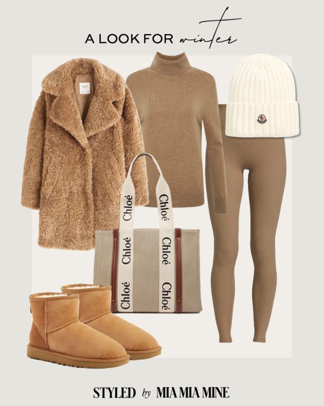 beige winter outfit ideas