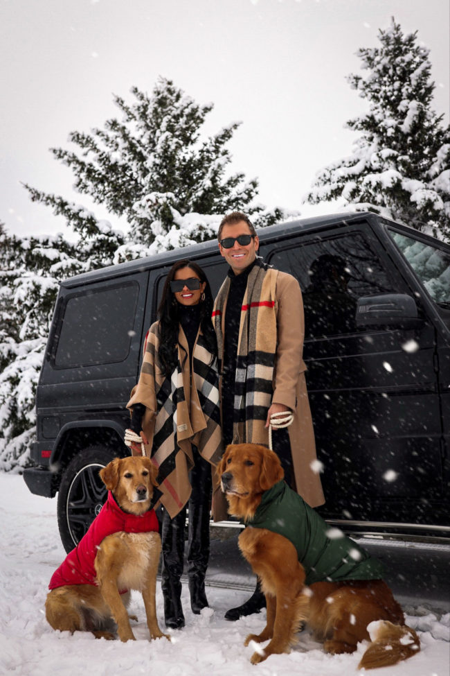 fashion blogger family photos for christmas