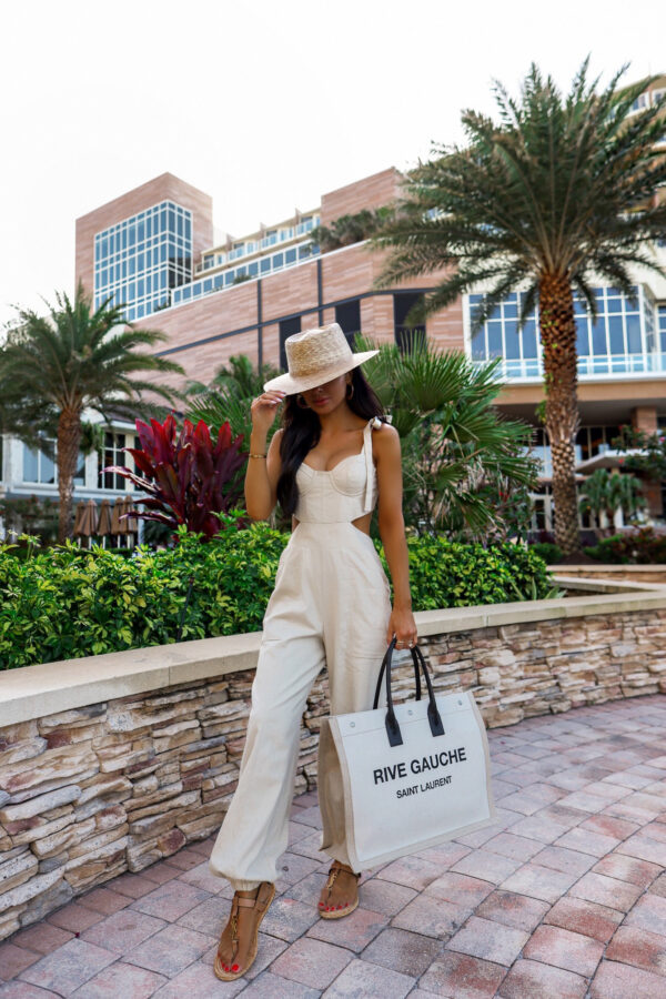 MONTECITO SKIRTED ROMPER, RESORT WHITE JET SET JUNGLE