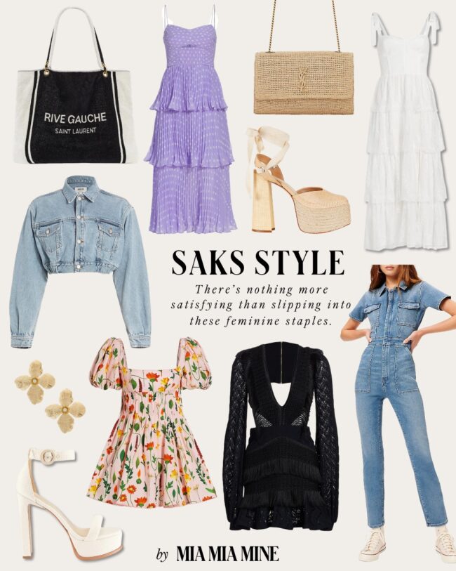 spring outfit ideas from saks fifth avenue