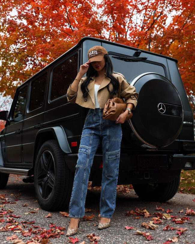 mia mia mine wearing a revolve fall outfit