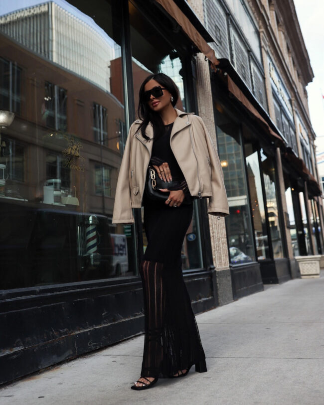 fashion blogger mia mia mine wearing an affordable spring look from walmart