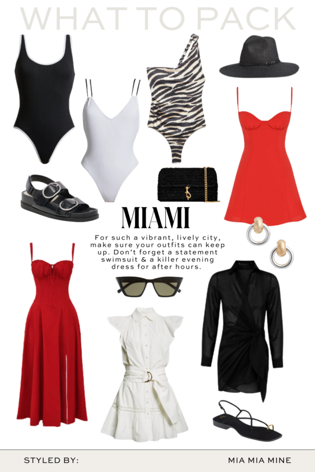 what to pack for Miami