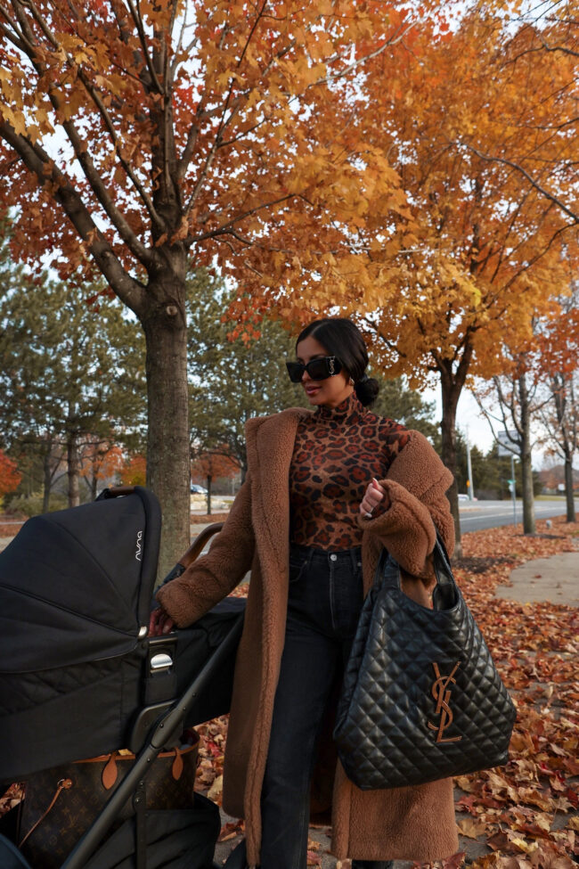 mia mia mine wearing a mesh leopard top