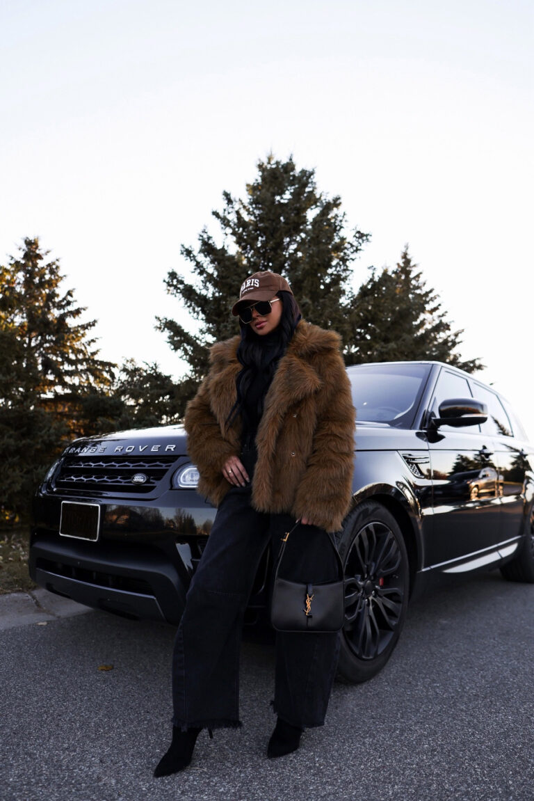 Winter's Hottest Faux Fur Coats In Stock Mia Mine Riseon Boho Black Metal Plant Hanger Water Bottle For Hanging Plants