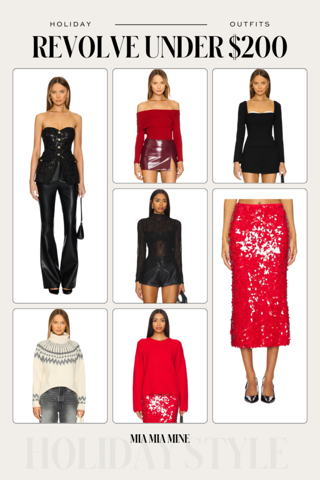 revolve festive holiday looks