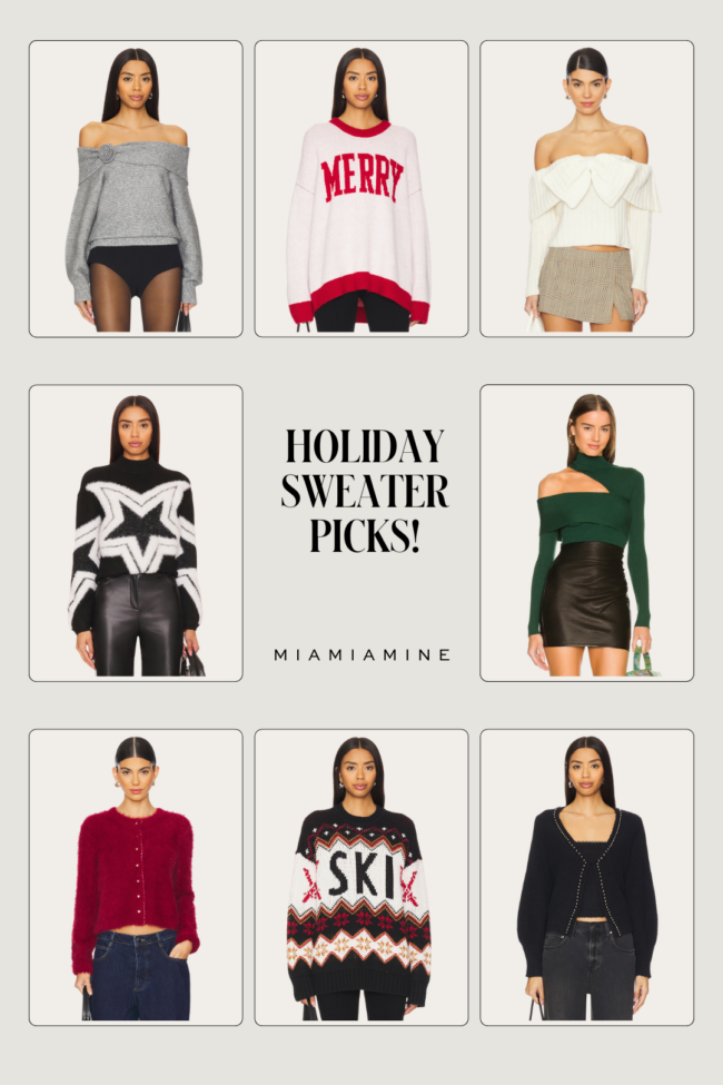 revolve holiday sweaters