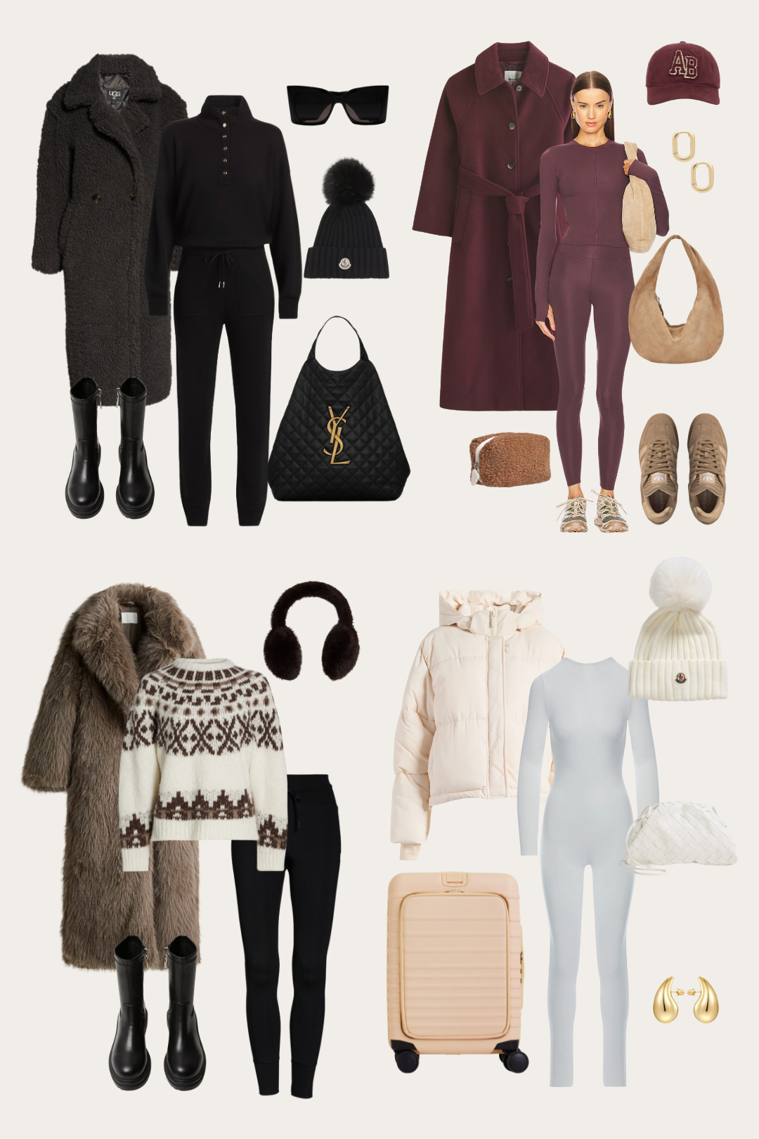 Styled By Maria: Winter Airport Outfits - Mia Mia Mine
