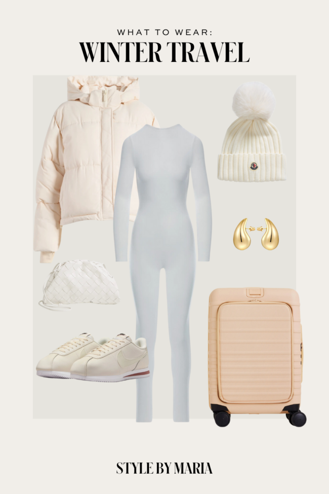 cozy chic airport outfit ideas