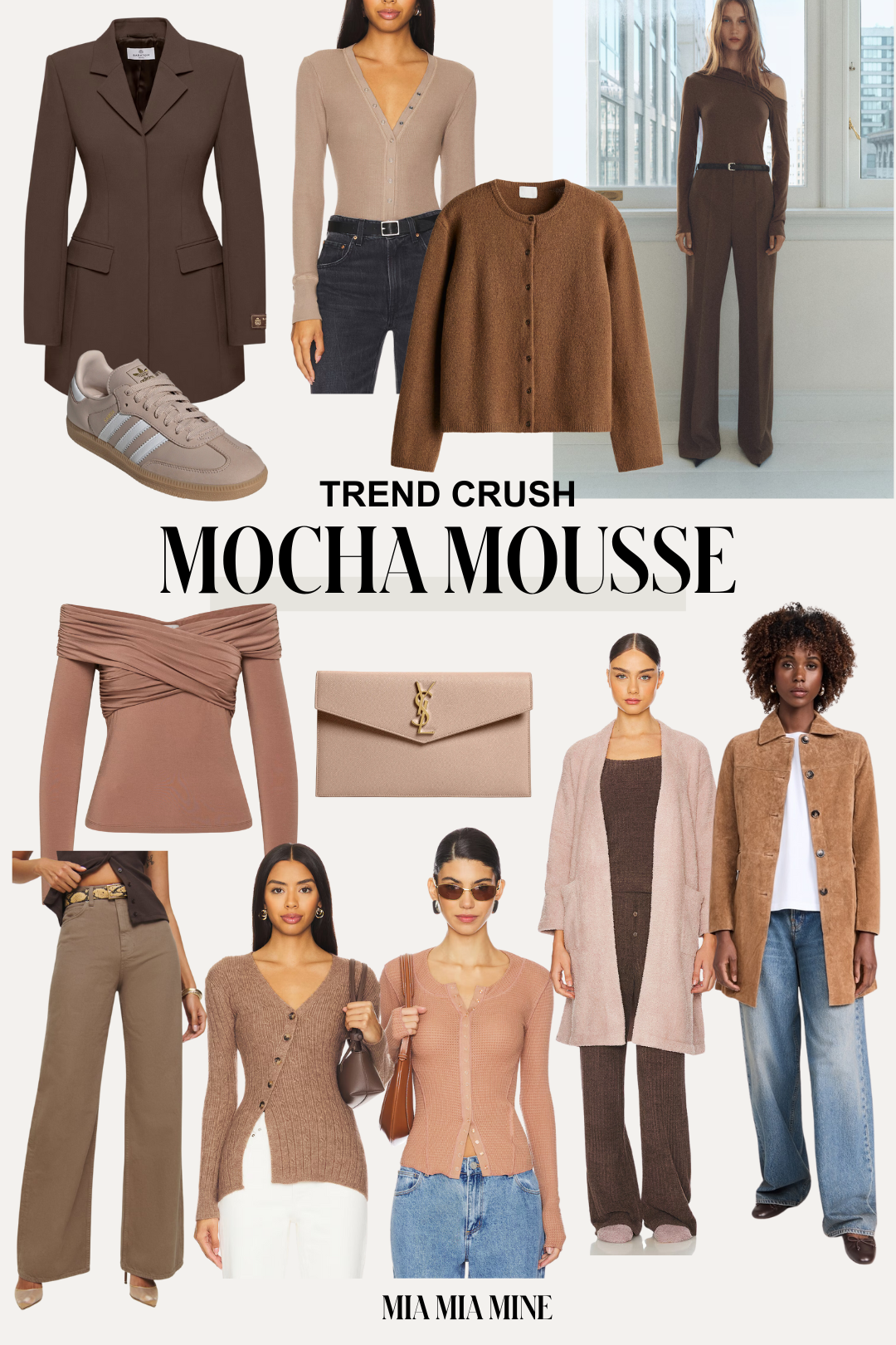 My Favorite Mocha Mousse Fashion Picks for the Season - Mia Mia Mine