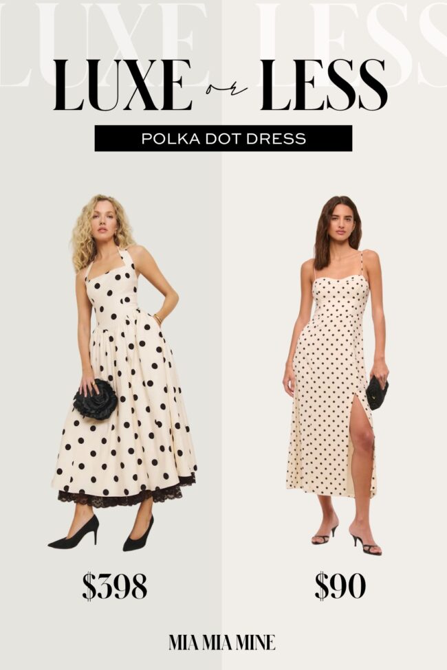 polka dot dress