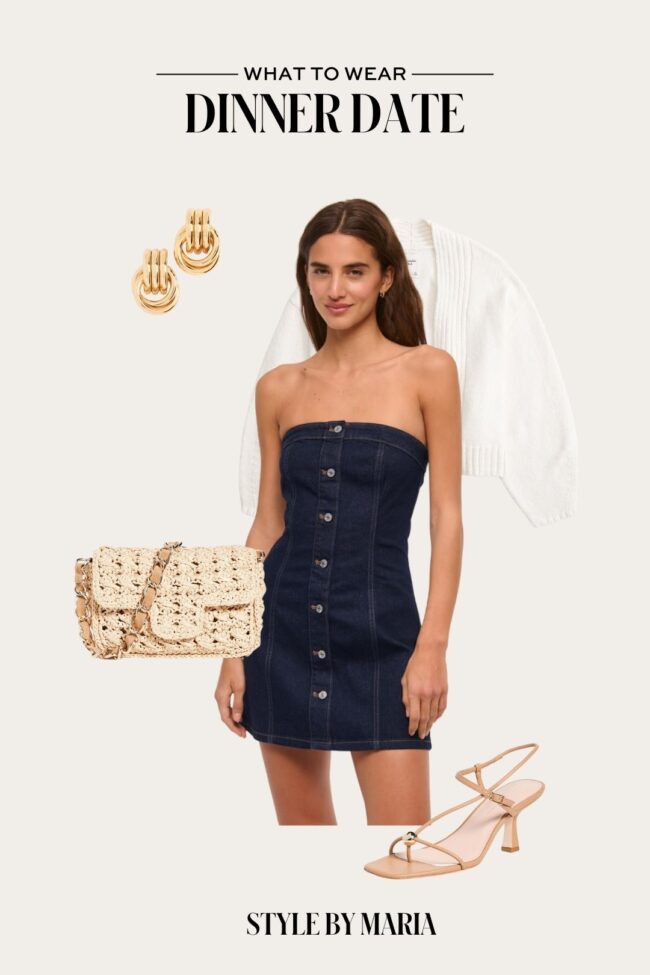 abercrombie denim mini dress