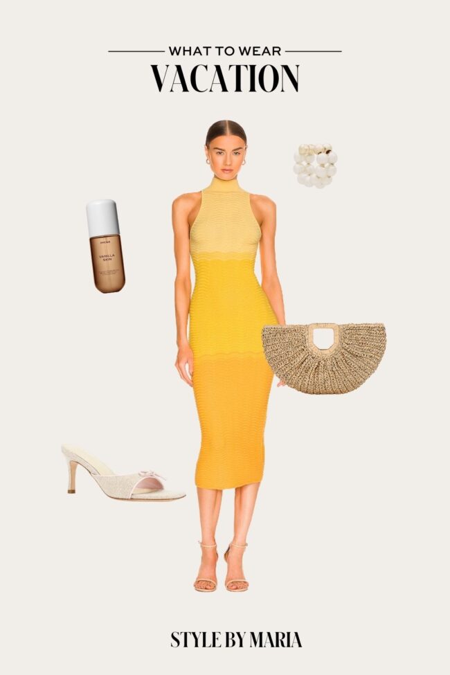revolve yellow dress
