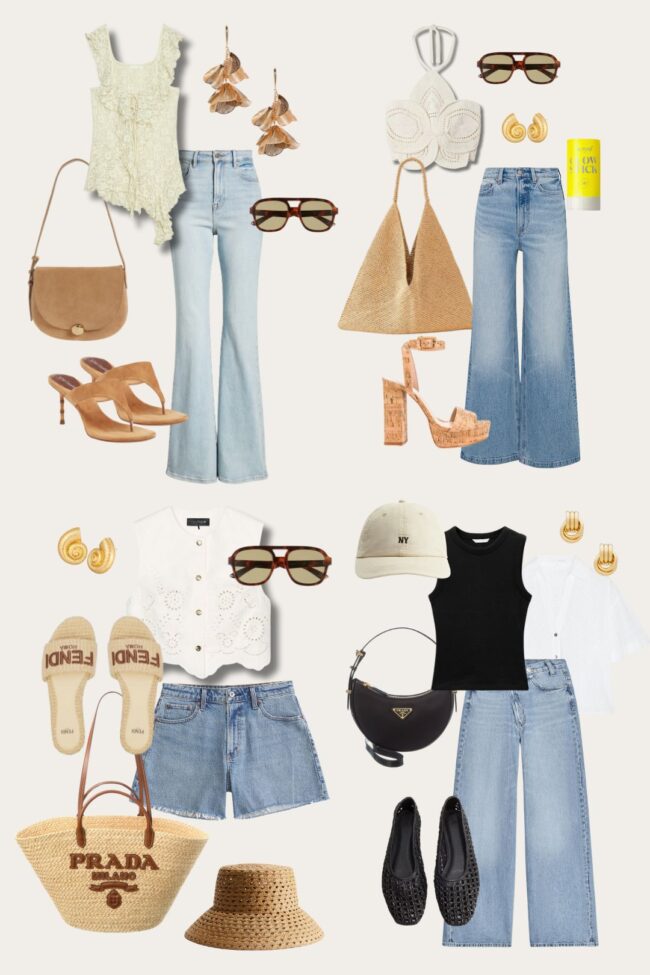 denim outfits for summer