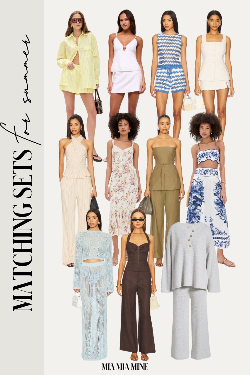 Chic Matching Sets That Make Summer Dressing a No-Brainer - Mia Mia Mine