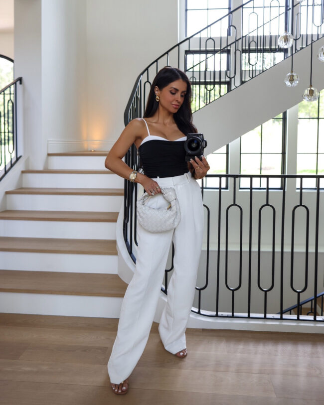 fashion blogger wearing an affordable summer outfit from nordstrom