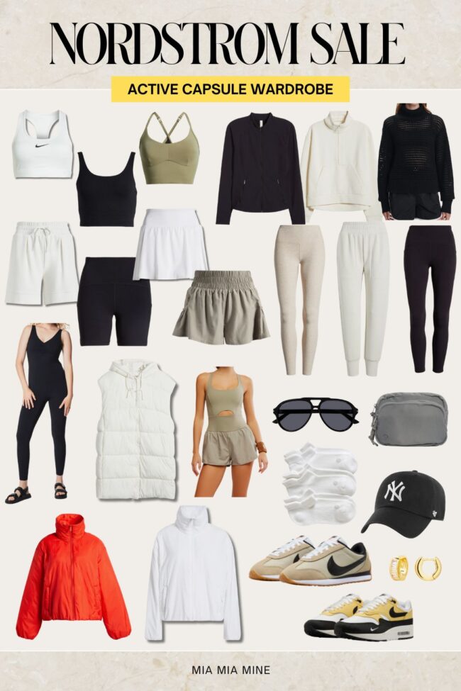 nordstrom anniversary sale athleisure capsule picks