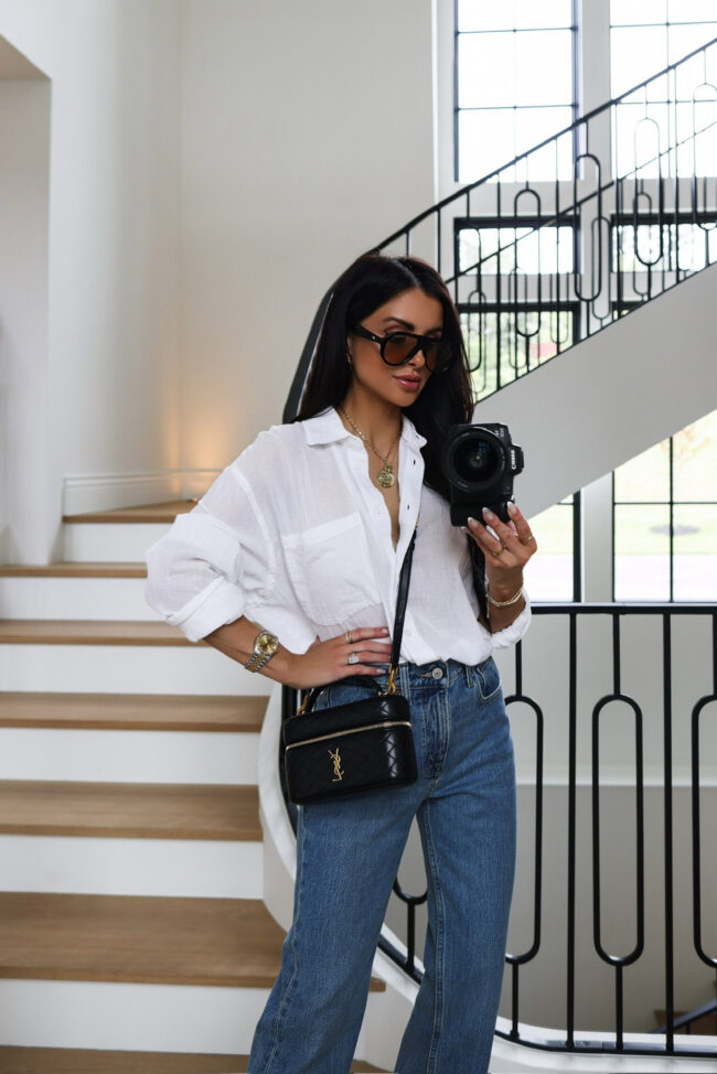 mia mia mine wearing a casual summer outfit