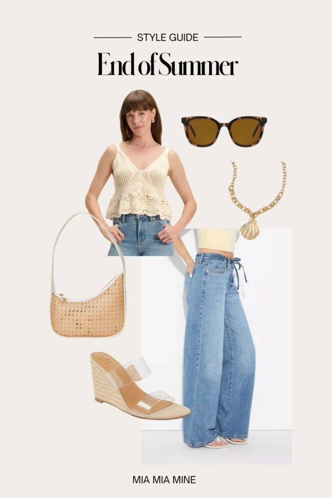 target wide leg jeans outfit