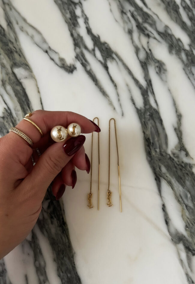 saint laurent earrings