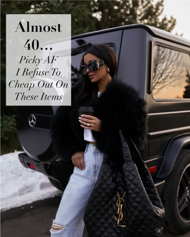 mia mia mine wearing a cropped fur jacket