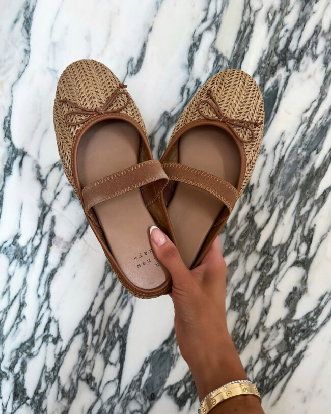 target raffia mules