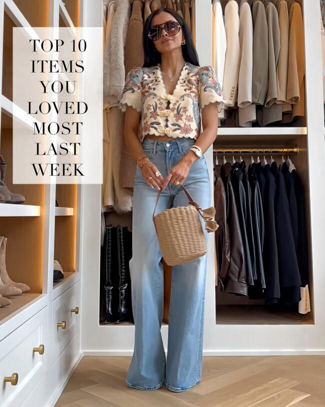 mia mia mine wearing a farm rio boho top