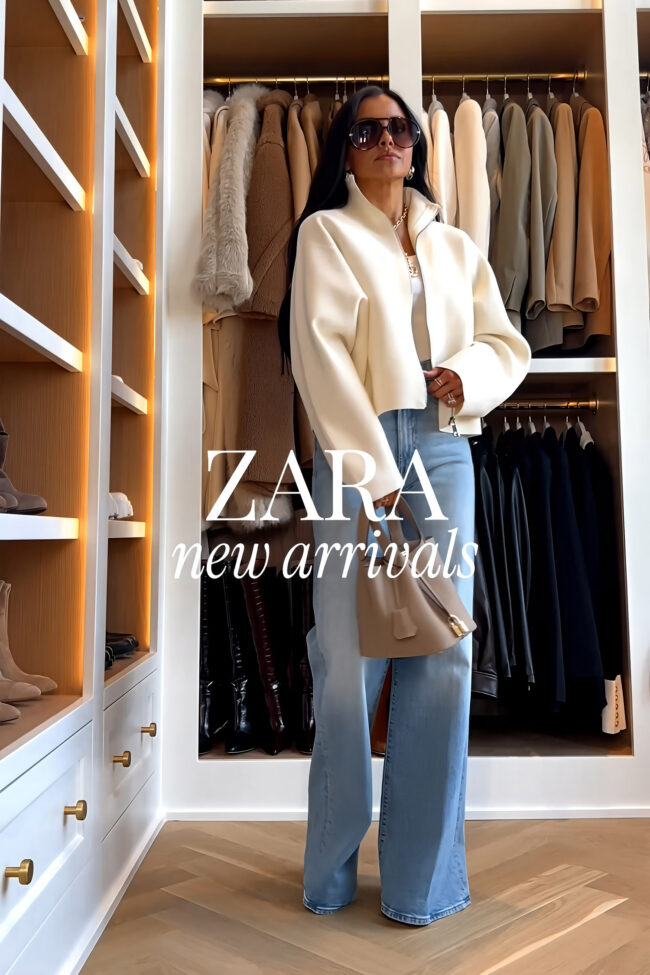 mia mia mine wearing a zara spring jacket