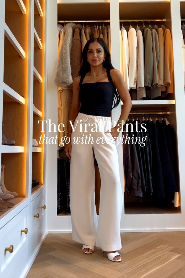 fashion blogger mia mia mine wearing aritzia the lodge crepe pants