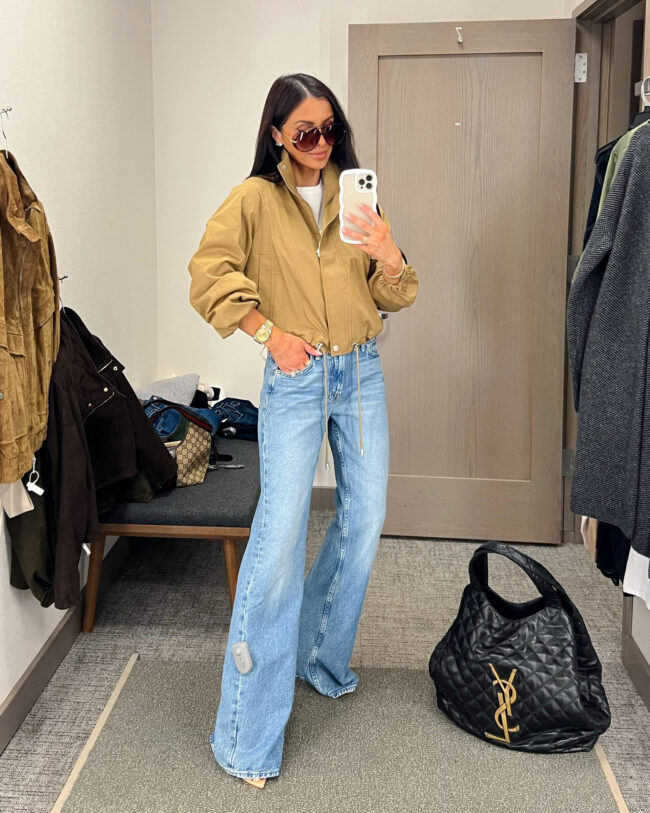 mia mia mine wearing a mother bookie jeans from the nordstrom anniversary sale