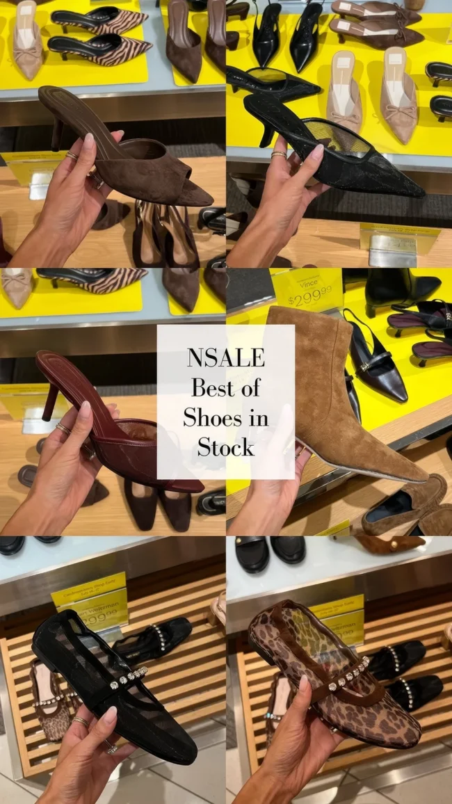NSALE boots and heels in stock