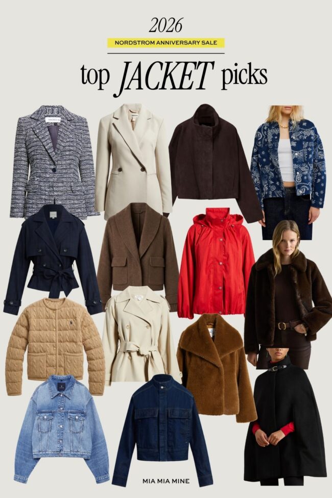 nordstrom anniversary sale 2026 jackets