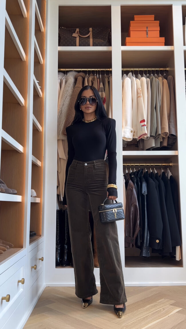 mia mia mine wearing frame green pants from shopbop