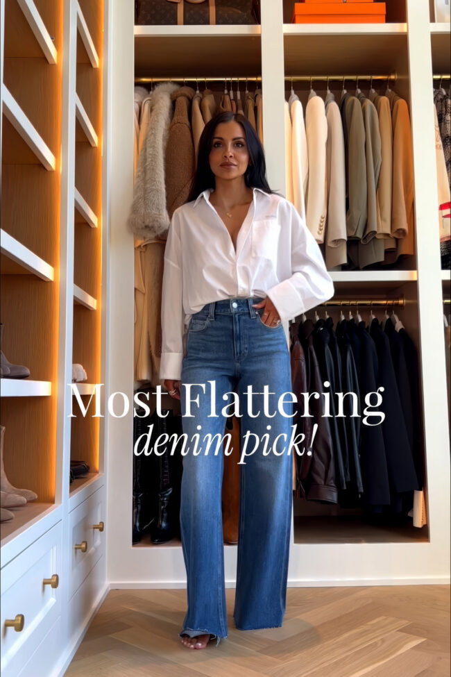 fashion blogger wearing paige anessa jeans