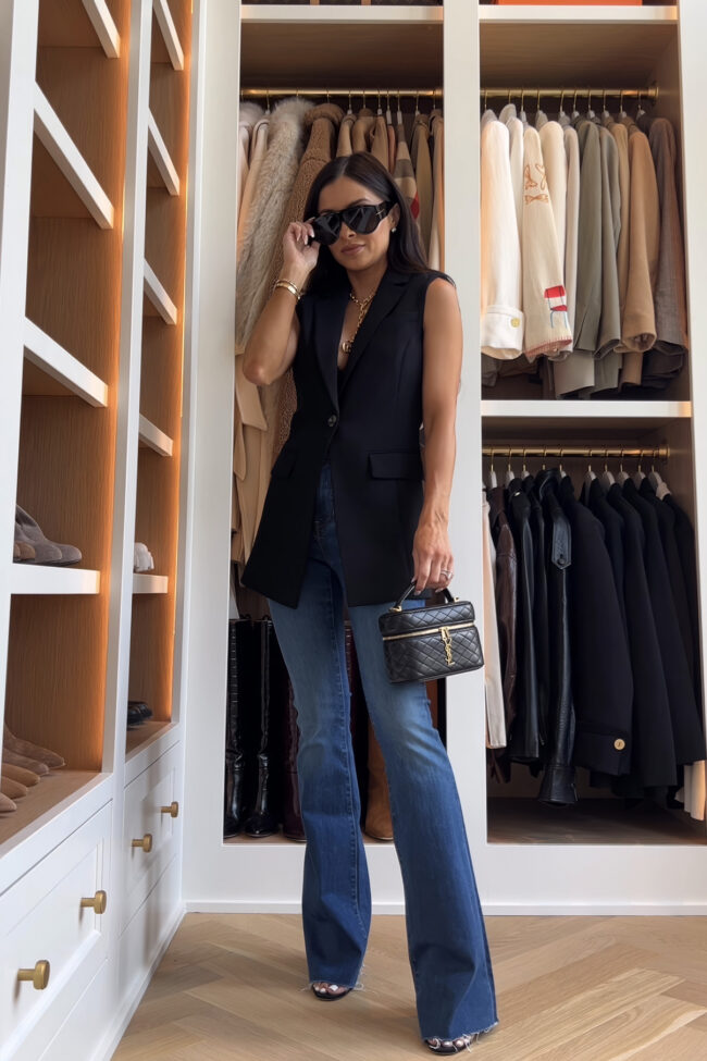 fashion blogger mia mia mine wearing a date night outfit from the nordstrom anniversary sale
