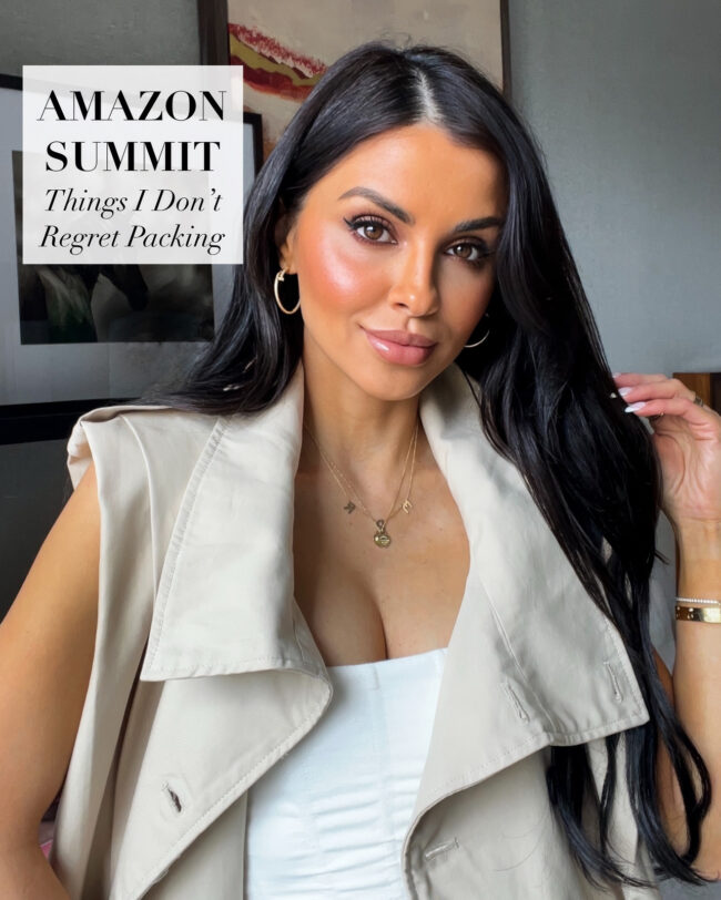 mia mia mine sharing her amazon beauty and travel essentials