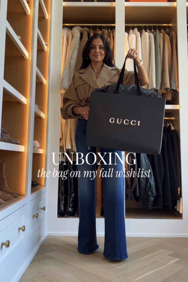 fashion blogger gucci bag unboxing