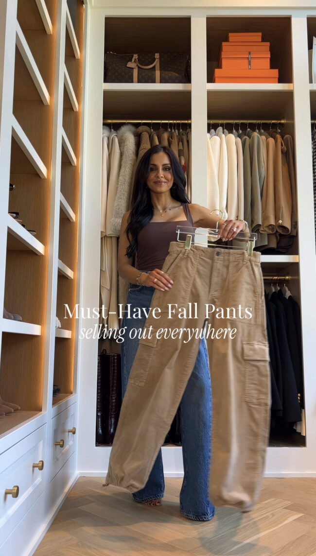 mia mia mine wearing the viral pistola cargo pants